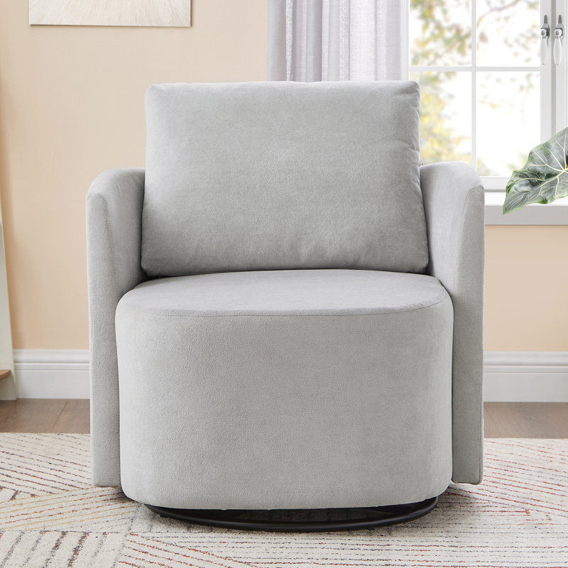 Chaise pivotante à 360 °, Gris