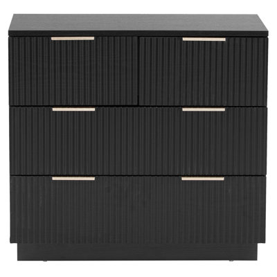 4 Drawer Nightstand For Bedroom