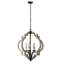 Lustre en forme de globe à 6 lumières de style bougie Broderick-1928816339