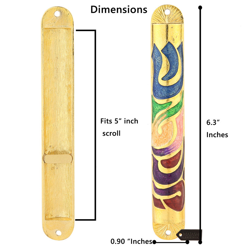 Pewter Mezuzah