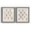 Deco Patterning III - ensemble de 2 impressions encadrées-783790603-783790602