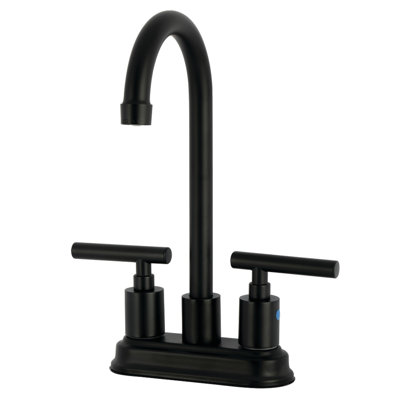 Kingston Brass Manhattan Two-Handle 2-Hole Deck Mount Bar Faucet