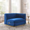 Sanguine Channel Tufted Performance Velvet Modular Sectional Sofa Chair