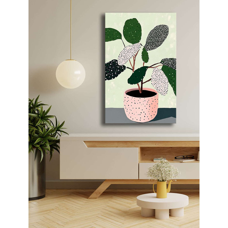 Peinture décorative sur toile, H 27,56 po x l 17,72 po