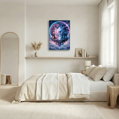 «Gallery Wrap», art mural sur toile pour le salon, la chambre à coucher, le bureau ou le vestibule - décoration murale décorative avec fantaisie harmonieuse