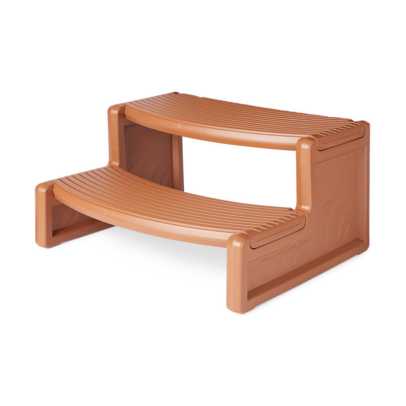 Handi-Step Spa/Patio Step Black, Redwood