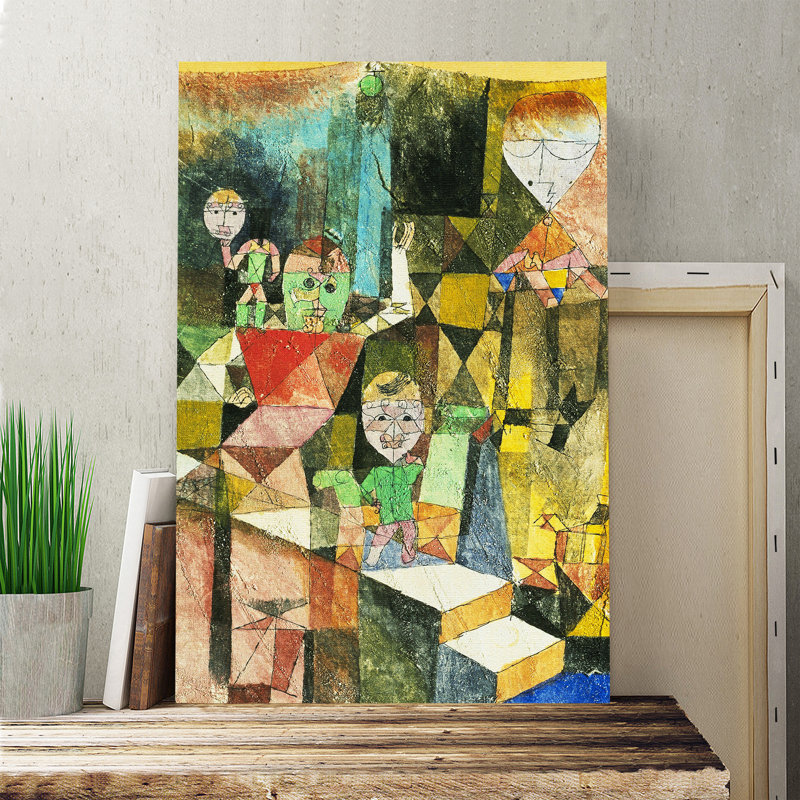 Paul Klee - Wrapped Canvas Painting, 76cm H x 50cm W