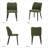 Upholstered Solid Wood Small Dining Chairs - Ergonomic Curve & Plush Padding for Multiple Spaces-1235137942