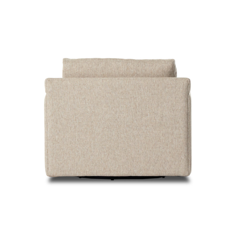 Hampton Upholstered Swivel Armchair