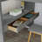 Lennon Kids Full Loft Bed with Drawers-1119851334