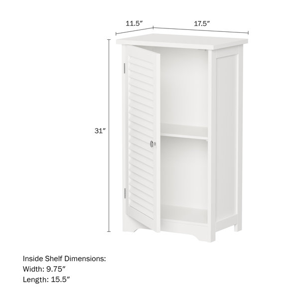 Veryke Bathroom Storage Cabinets, Floor Bathroom Cabinets with Drawer,  Linen Tower, Side Storage Organizer Cabinet with Wheels, White 