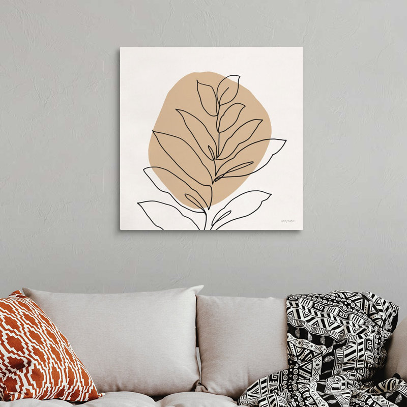 Just Leaves 02, art mural sur toile, Toile tendue, H 30 po x l 30 po