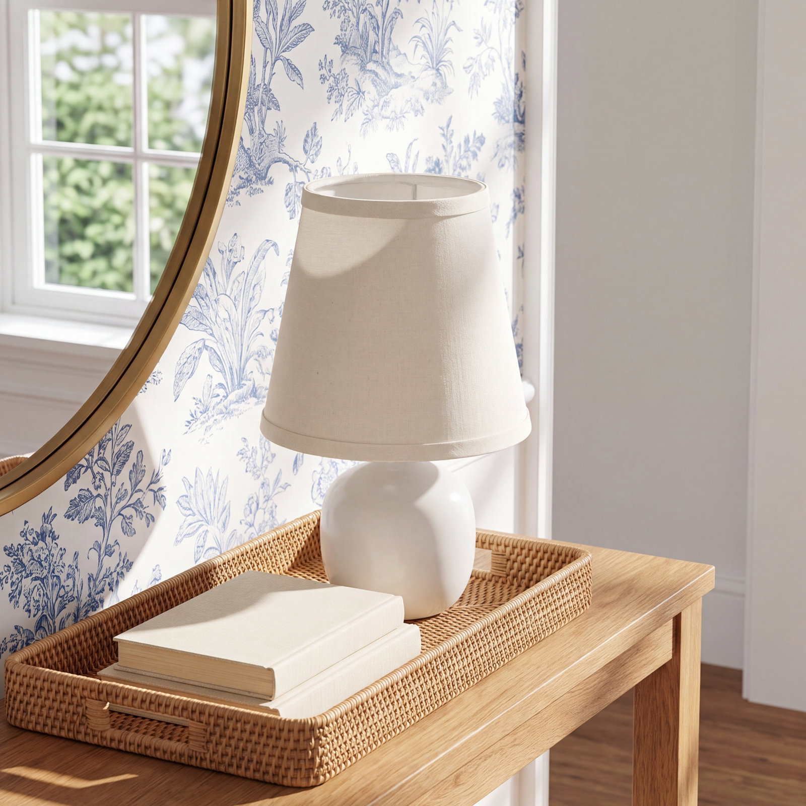 Empire Sconce Hardback Lamp Shade, Vanilla