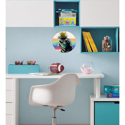 Football Player Sticker Football Player Decal Football Player Wall Decor