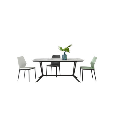 Paton 3 - Person Concrete Top Double Pedestal Base Dining Set