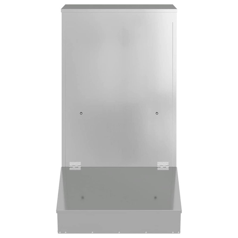 Galvanised Steel Feeder, 91.5cm H x 82cm W x 51cm D
