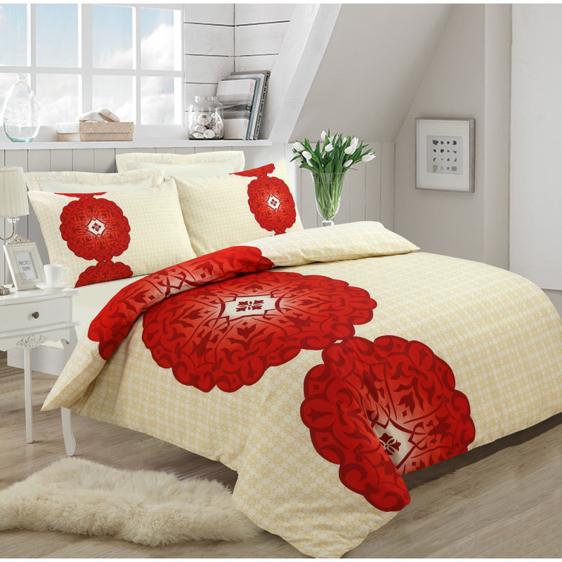 Brazoria Duvet Cover Set with Pillowcases, Single Duvet Cover + 1 Standard Pillowcase