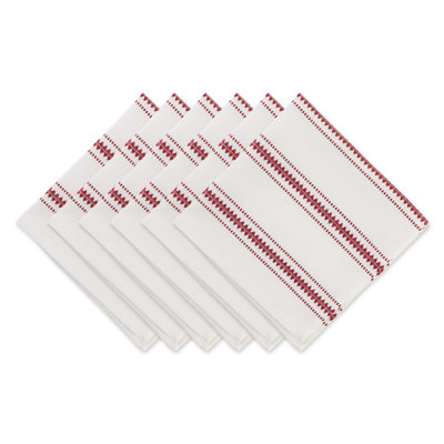 Ensemble de serviettes en coton 6 pièces Kuhlman Zig Dobby