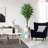 75'' Faux Ficus Tree in Planter-97992041