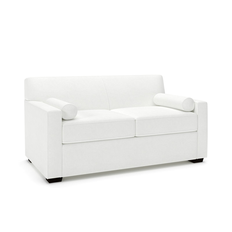 Francesca Loveseat, John Flour Performance Linen Blend