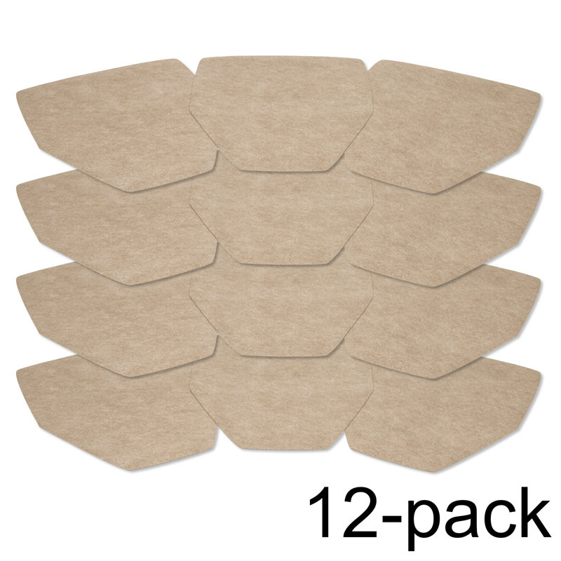 G-Floor Drip & Dry Urinal Mats, 19"W x 20"L, Tan