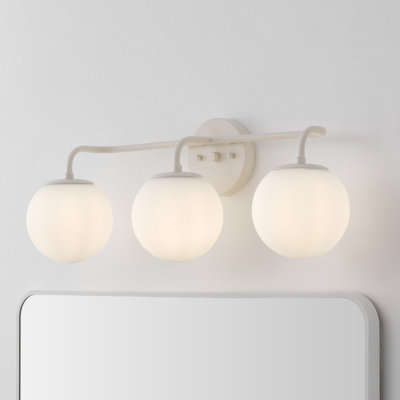 Louis Parisian Globe 3-Light Modern Contemporary LED Vanity