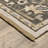 Abena Traditonal Bordered Beige/ Grey Wool Blend Area Rug-1564531093