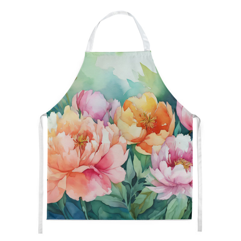 Iris du Tennessee en tablier aquarelle, Pivoines roses de l'Indiana