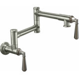 Davoli Pot Filler - Dual Handle Wall Mount - Traditional