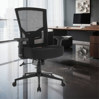Grande et grande chaise de bureau 600 lb avec support lombaire pour un travail quotidien en maille ergonomique de huit heures par jour