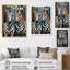 Motif zébré noir et blanc dynamique I-92009336-92009337
