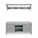 Lund 36" Wide Wall Mount Hall Tree Set With 4 Coat Hooks And A Bench With Storage