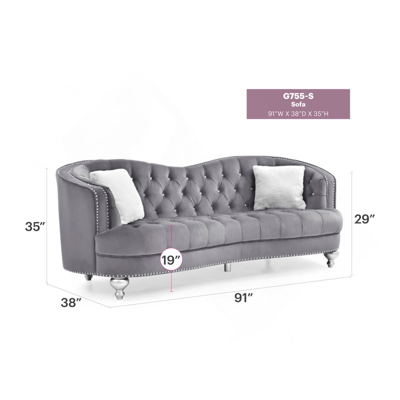 G755-S Sofa , GRAY, Gray