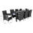 Hailee 8 - Person Wicker Patio Dining Set with Rectangular Table , Cushions Included-51684228