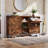 63"W Modern Entryway Shoe Storage Cabinet With Adjustable Shelves And Metal Legs Farmhouse Shoe Rack-119402755