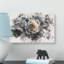 A Crisp White Rose - Wrapped Canvas Print-56665218