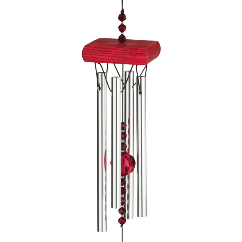 Carillon cristal - rouge
