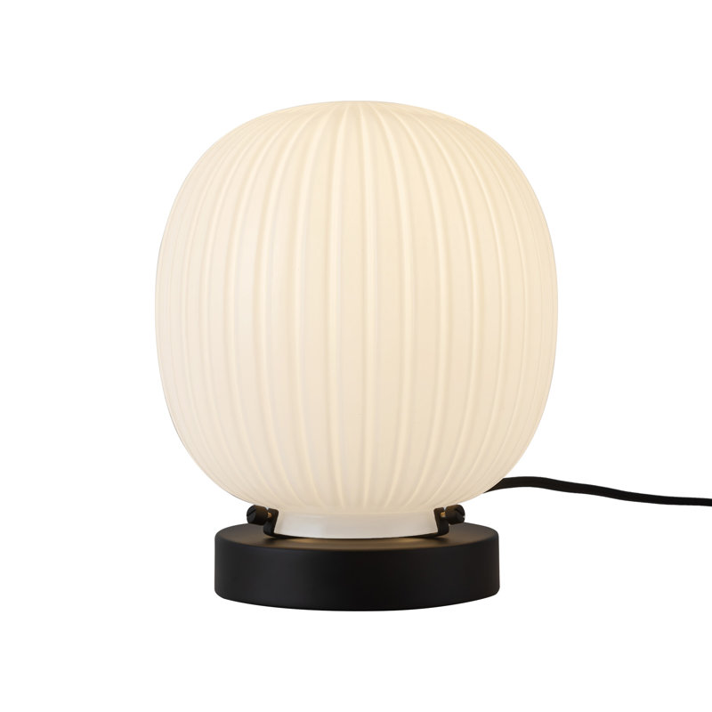 Lampe de table 7 po Cherise, Noir