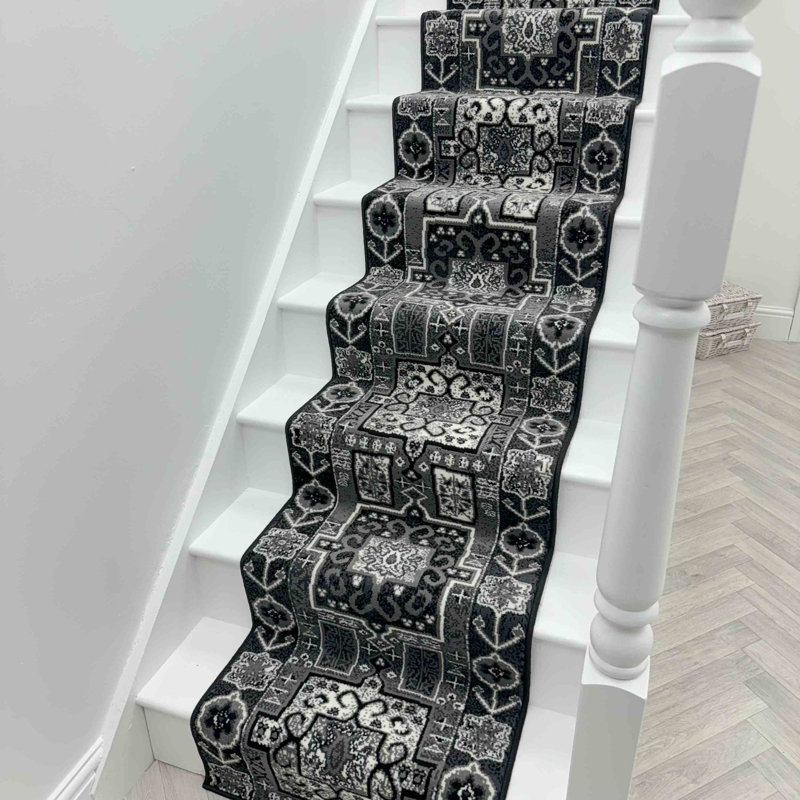 Stair Runner Abstract Area Rug, Stair Runner 60 x 690 cm