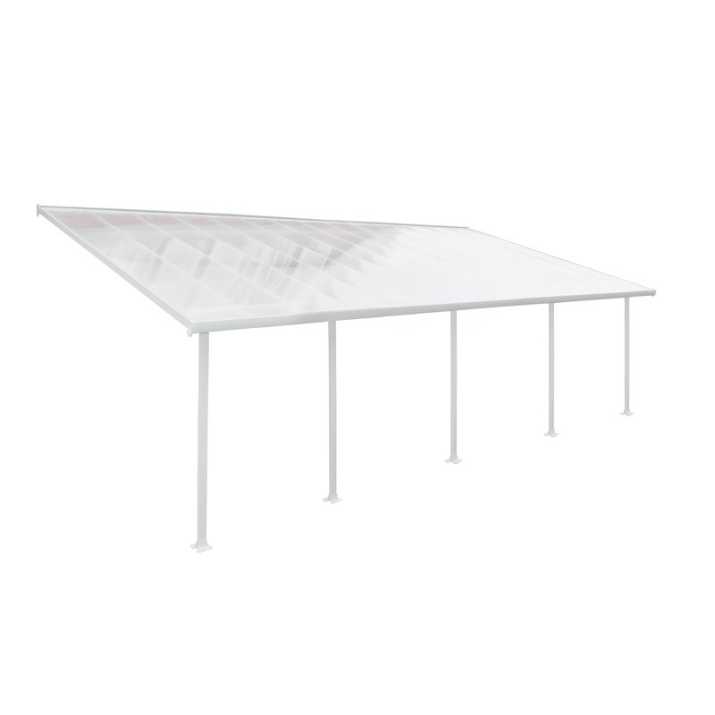 Palram Feria Patio Awning, White, 3 m H x 8.5 m B x 3.87 m T
