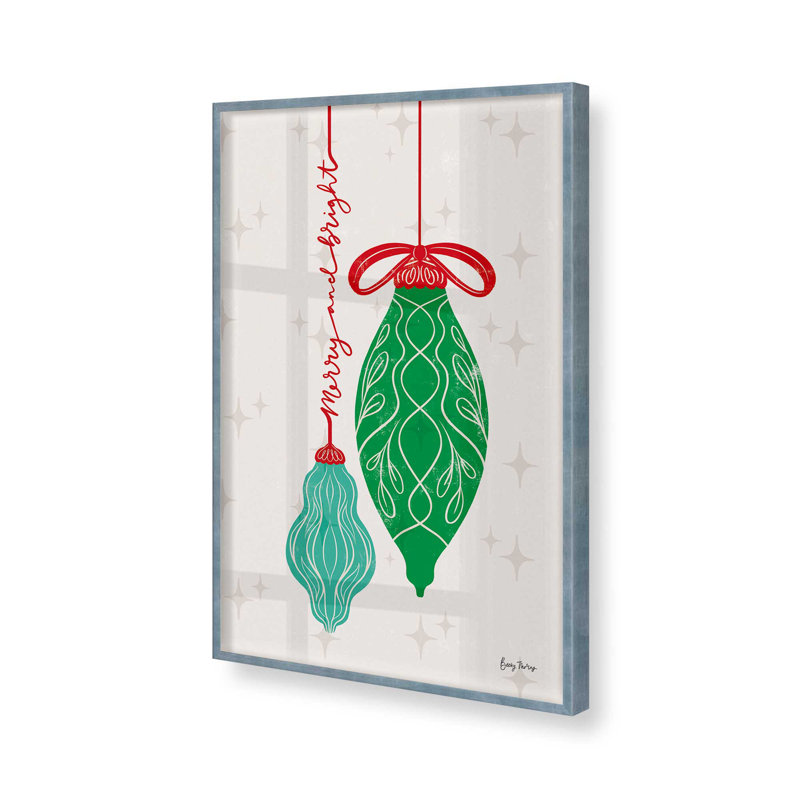 Elegant Holiday Ornaments IV, Cadre électrique ciel électrique, H 37 po x l 25 po x P 1,375 po