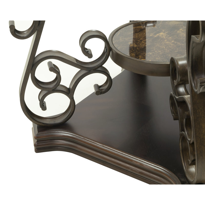 Table de bout, plateau de table en verre