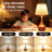 17 '' High Modern Fabric Table Lamp With Touch Control And Bulb (2 Set Of)-735914784