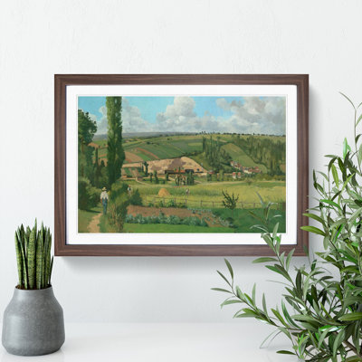 Landscape at Les Patis by Camille Pissarro - Picture Frame Painting