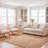 Jameson Natural Fiber Hand Woven Jute And Cotton With Latex Solid Color Rug-2080642367