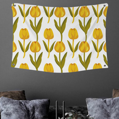Tapisserie murale Tulipes - Décoration murale florale