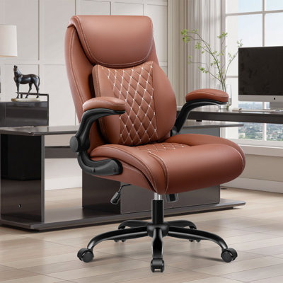 Loriece Ergonomic PU Leather Executive Office Chair with Independent Back