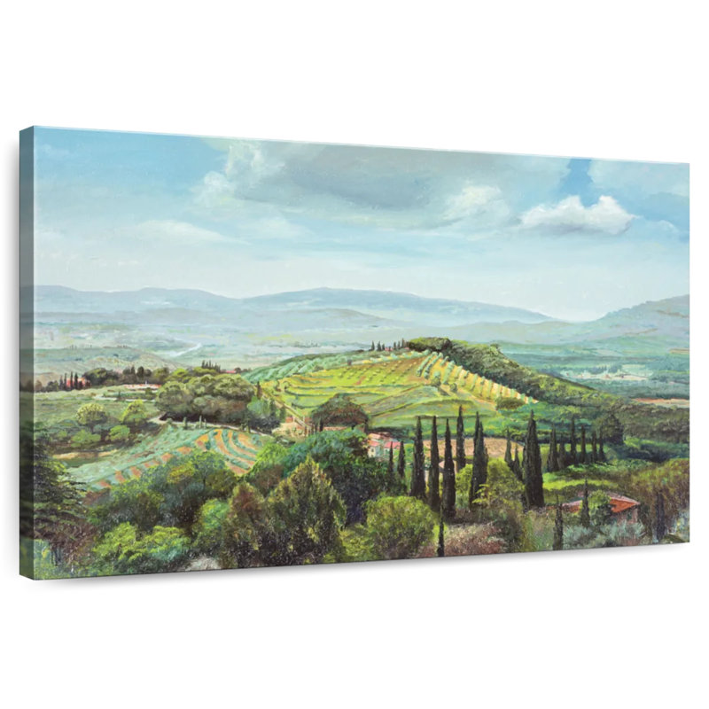 Alvord Rolling Hills Pistoia Tuscany, 16" H x 24" W