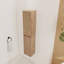 Armoire latérale de salle de bain 12 po, portes à fermeture douce, conception à fixation flottante