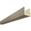 Poutre de plafond 3 côtés en faux bois Endurathane Rough Cedar (poutre en U)-96270208-105323851-105323857
